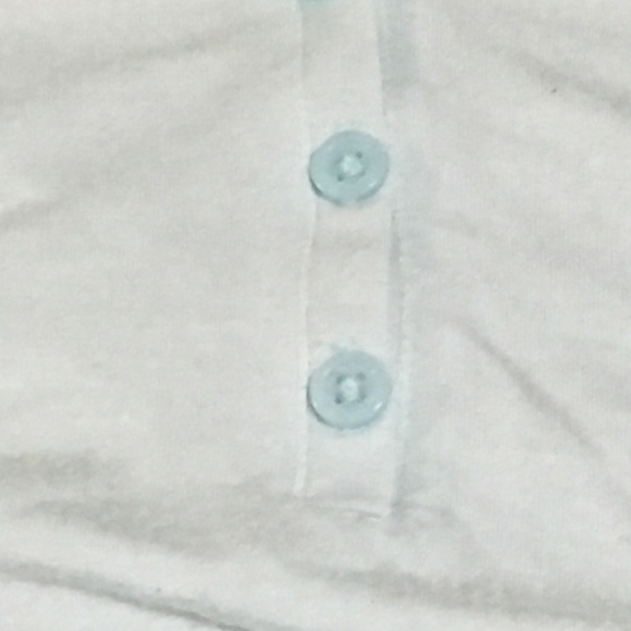 Quarter Buttoned Tee - Picture 2 of 3